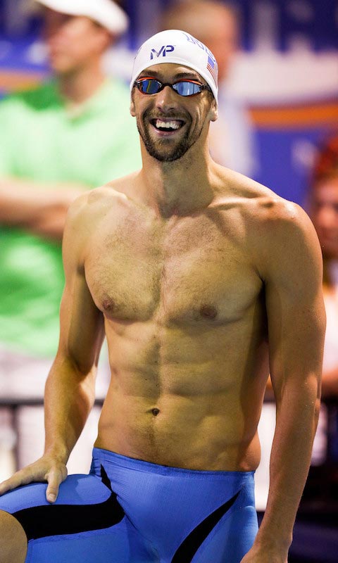 Michael Phelps shirtless krop