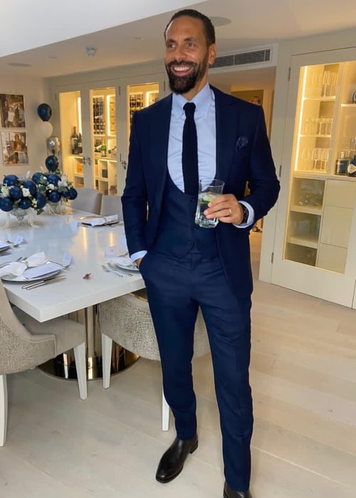 Rio Ferdinand som set i et Instagram-opslag i november 2020