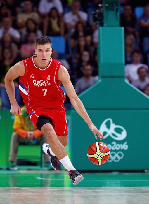 Bogdan Bogdanovic Kroatien Kvinderfinaler i basketball i kvartfinalen 2016 Olympiske Lege Rio 17. august 2016