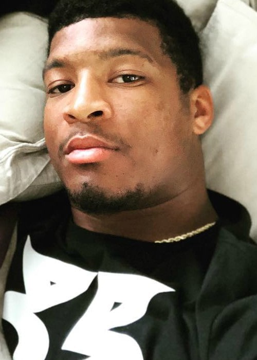 Jameis Winston i en Instagram -selfie sett i februar 2019