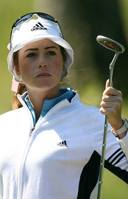 Η Paula Creamer κατά τη διάρκεια της προπόνησης πριν από το πρωτάθλημα LPGA του 2007