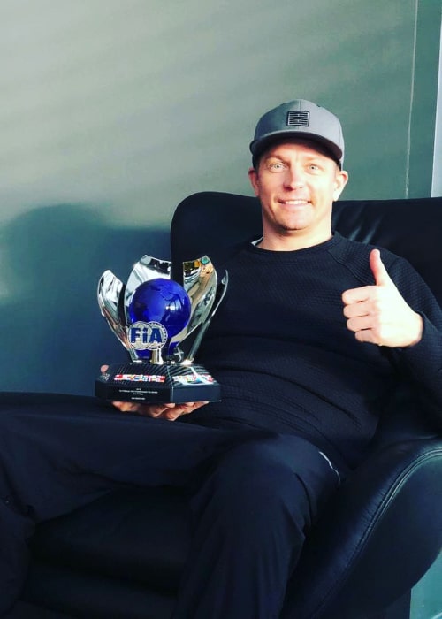 Η Kimi Räikkönen όπως φαίνεται σε μια ανάρτηση στο Instagram τον Δεκέμβριο του 2018