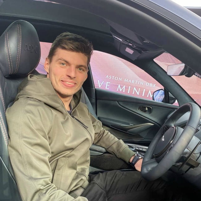 Max Verstappen v objavi na Instagramu, kot je bil viden decembra 2019