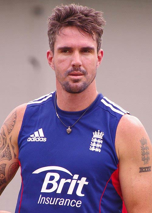 Kevin Pietersen med treningom leta 2014