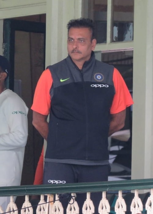Ravi Shastri som set på et billede taget i december 2018