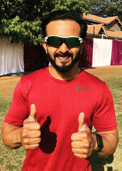 Kedar Jadhav v príspevku na Instagrame v decembri 2018