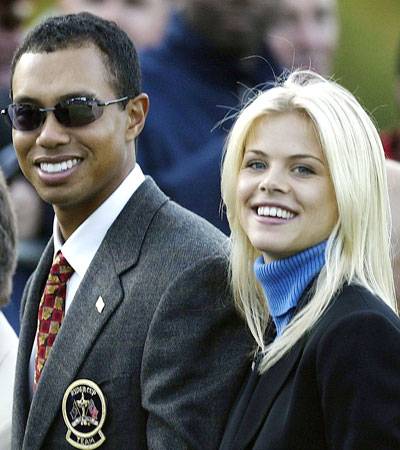 Tiger Woods med eks -kone Elin Nordegren