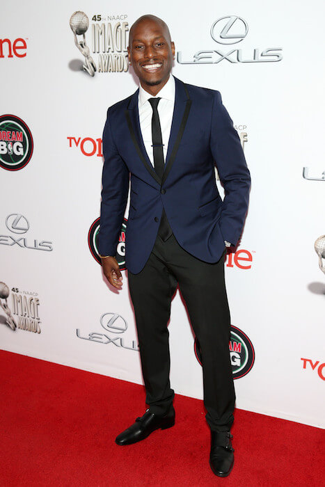Tyrese Gibson TV Onen 45. NAACP Image Awards -tilaisuudessa