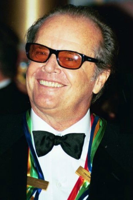 Jack Nicholson Kennedyn keskustassa joulukuussa 2001