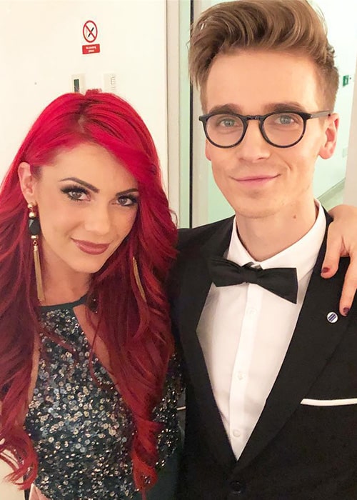 Η Dianne Buswell με τον φίλο της Joe Sugg όπως φαίνεται στο Instagram της τον Δεκέμβριο του 2018