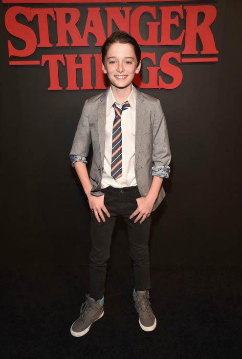Noah Schnapp Netflixin Stranger Thingsin ensi-illassa kesäkuussa 2016
