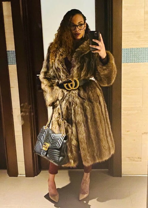 Gigi Maguire i en selfie i december 2019