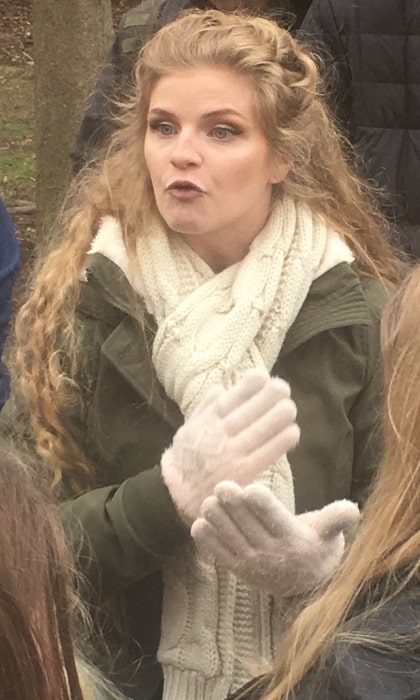 Η Kaitlin Bennett όπως φαίνεται στο Πανεπιστήμιο του Akron τον Φεβρουάριο του 2020