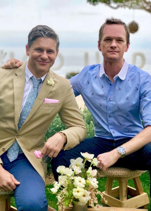 Ο Neil Patrick Harris (δεξιά) με τον David Michael Burtka που γιορτάζουν τα 14 χρόνια σχέσης τους τον Απρίλιο του 2018