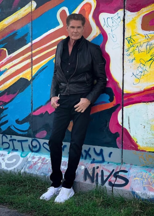 Ο David Hasselhoff όπως φαίνεται σε μια ανάρτηση στο Instagram τον Σεπτέμβριο του 2019