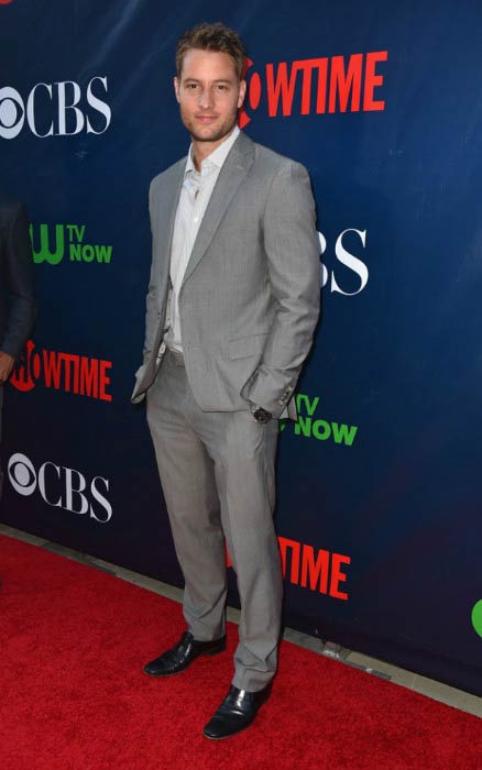 Justin Hartley til CBS's Summer TCA-fest i august 2015