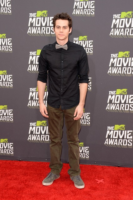 Dylan O'Brien κατά τη διάρκεια των MTV Movie Awards