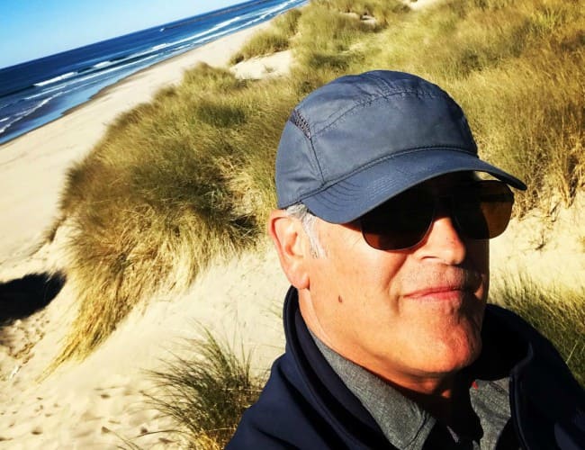 Ο Μπρους Κάμπελ σε μια selfie στο Instagram όπως φαίνεται τον Νοέμβριο του 2018