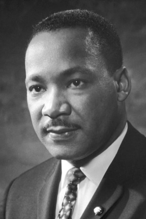 Martin Luther King Jr. afbilledet i 1964