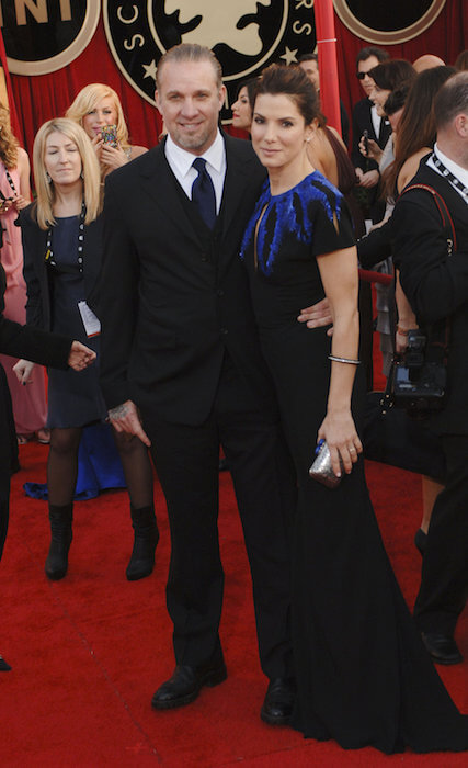 Sandra Bullock in njen bivši mož Jesse James.