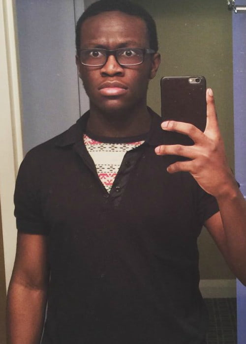 Deji Olatunji i en Instagram-selfie i februar 2016