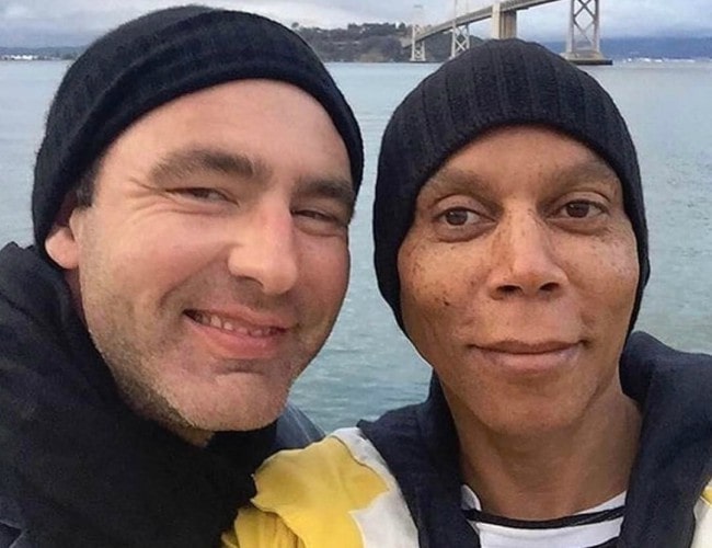 Georges LeBar (Venstre) og RuPaul i et Instagram -indlæg i marts 2017