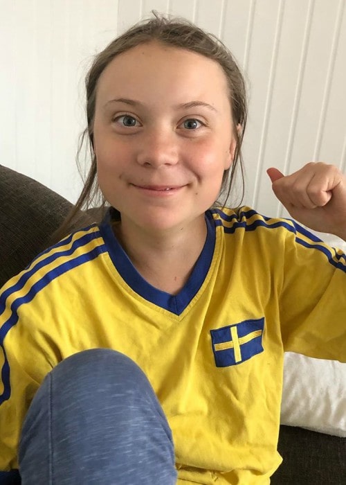 Greta Thunberg i et Instagram-opslag som set i juni 2019