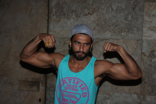 Ranveer Singh telesni biceps