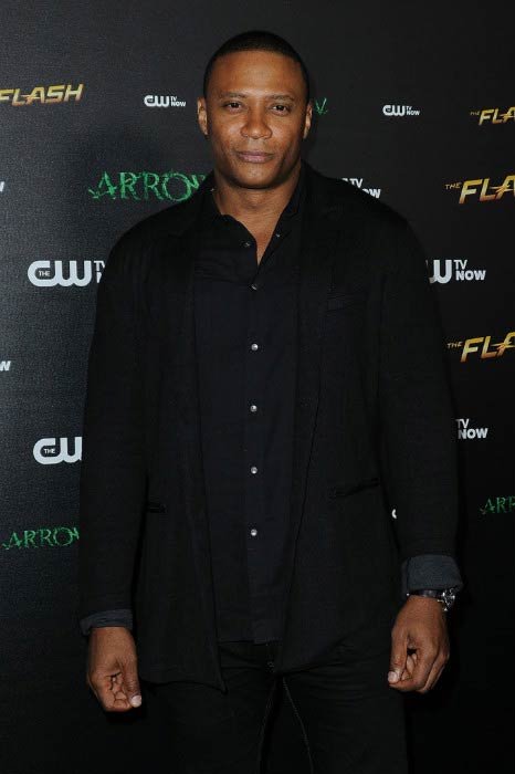 David Ramsey ved den særlige screening for The CW's Arrow og The Flash i november 2014