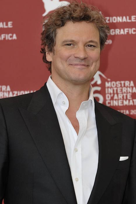 Colin Firth under filmfestivalen i Venedig 2009