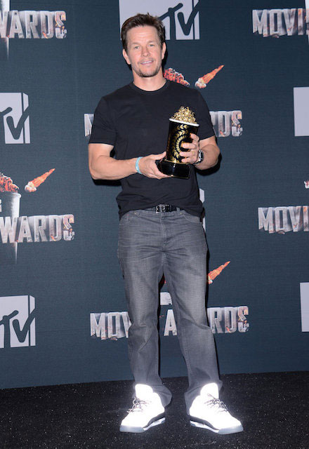 Mark Wahlberg na udeľovaní filmových cien MTV 2014