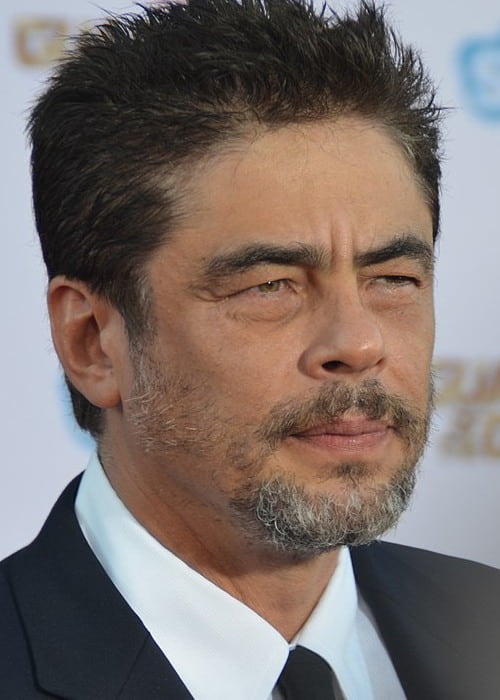 Benicio del Toro ved premieren på Guardians of the Galaxy i juli 2014