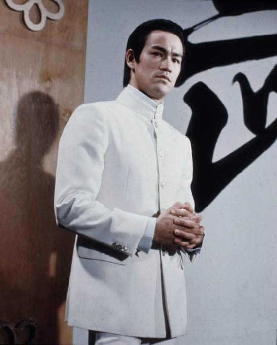 Bruce Lee i et stillbillede fra sin film "Fist of Fury"