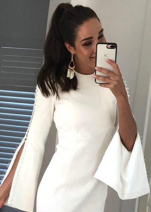 Kayla Itsines i en Instagram-selfie i oktober 2017