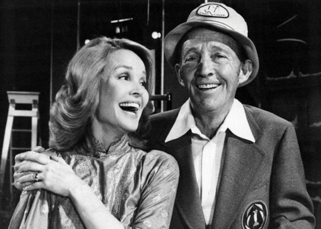 Bing Crosby og Kathryn Grant set i november 1976