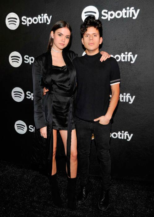 Ο Rudy Mancuso και η Maia Mitchell στον εορτασμό των υποψηφίων Best New Artist Spotify τον Φεβρουάριο του 2017