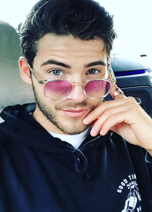 Cody Christian Instagram-selfiessä kesäkuussa 2017 nähtynä