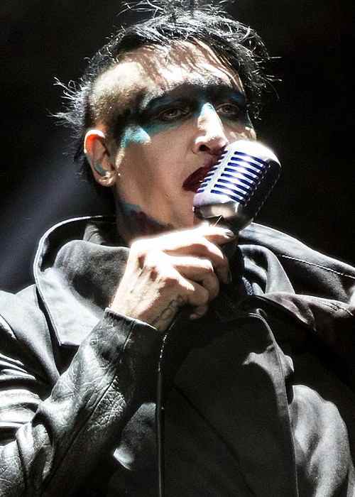 Ο Marilyn Manson όπως φάνηκε τον Ιούνιο του 2015