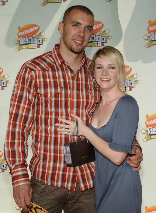 Melissa Hart ja hänen miehensä Mark Wilkerson 20. vuosittaisessa Kids 'Choice Awards -gaalassa maaliskuussa 2007