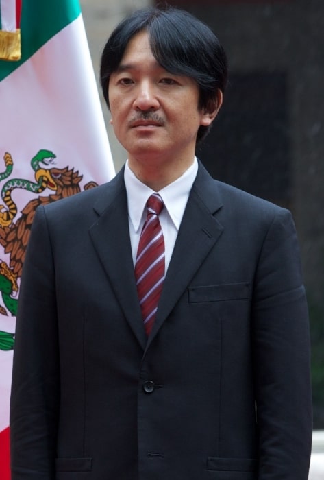 Fumihito, ο πρίγκιπας Akishino που απεικονίζεται κατά την επίσκεψή του στην Πόλη του Μεξικού το 2014