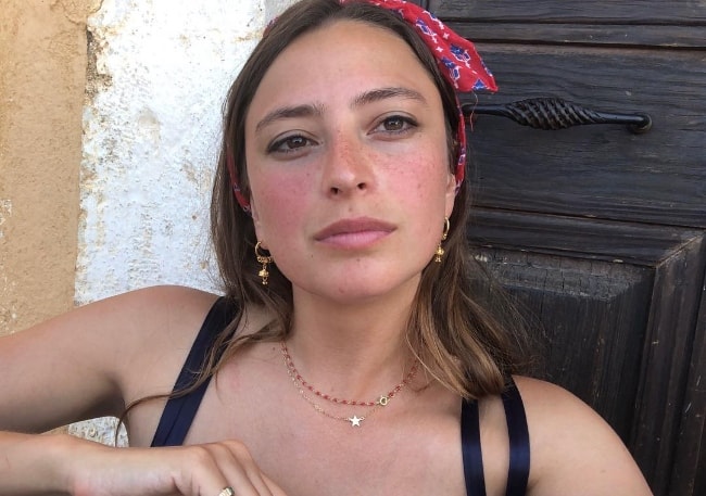Fabianne Therese som set på et billede taget i Monemvasía, Laconia, Grækenland i juli 2018
