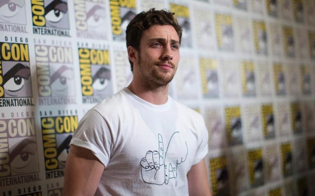 Ο Aaron Taylor-Johnson στο San Diego Comic Con International το 2014