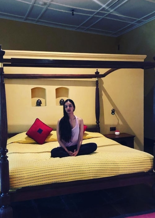 Η Ira Trivedi όπως φαίνεται σε μια φωτογραφία που τραβήχτηκε στο Old Harbor Hotel στην Κεράλα, Σεπτέμβριος 2019