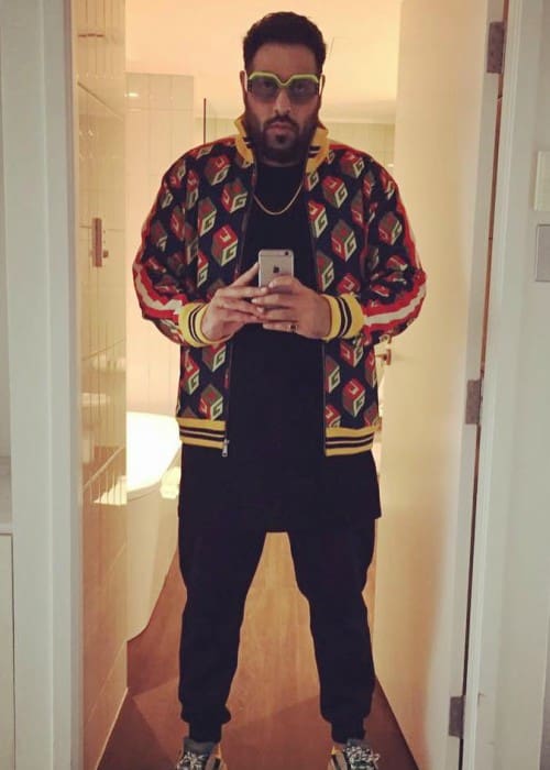Ο Badshah σε μια selfie στο Instagram όπως φαίνεται τον Νοέμβριο του 2017