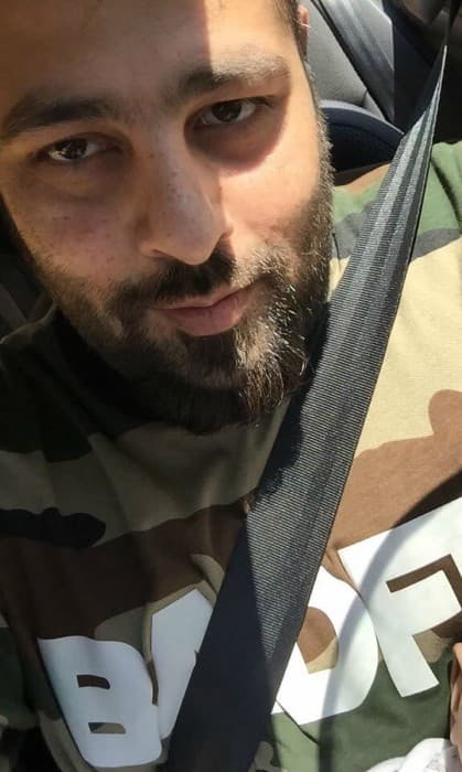 Ο Badshah σε μια selfie στο Instagram τον Οκτώβριο του 2017