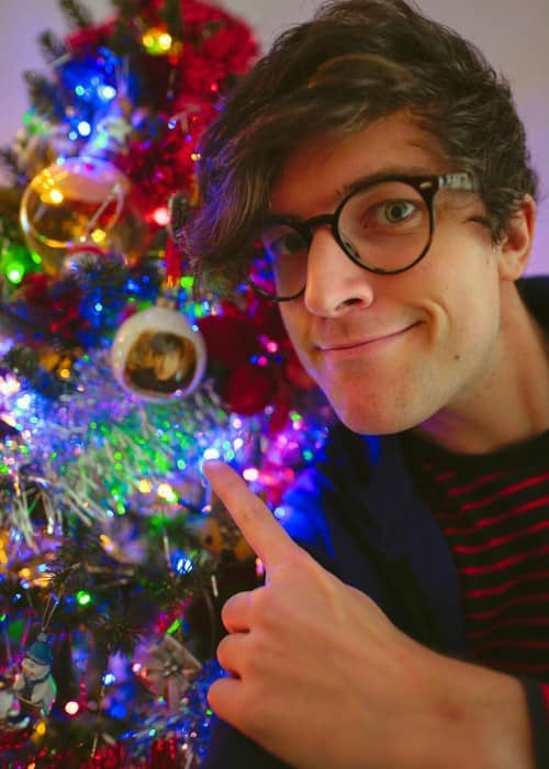 PJ Liguori selfieenä joulupäivänä vuonna 2017