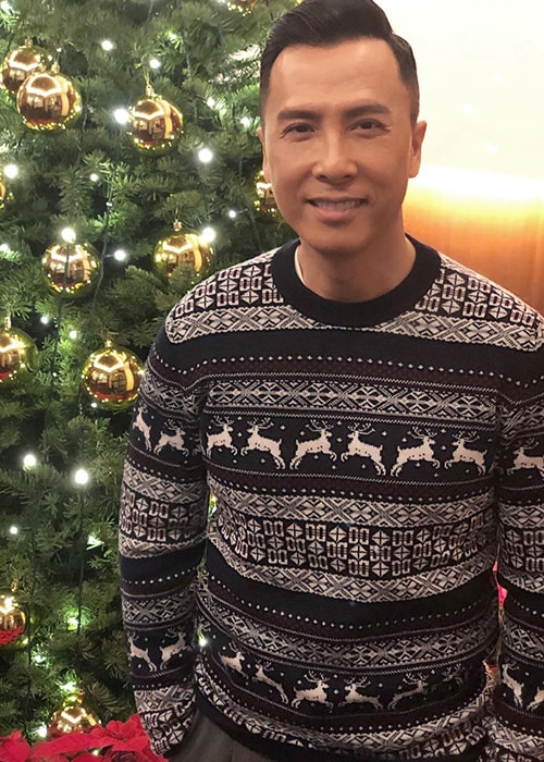 Donnie Yen, jak je vidět na jeho instagramovém profilu v prosinci 2017