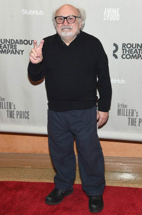 Danny DeVito på Arthur Miller's The Price Broadway Opening Night i marts 2017