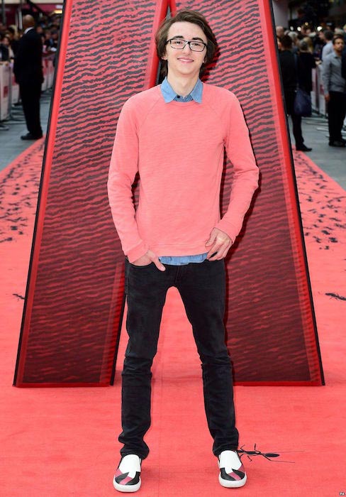 Isaac Hempstead Wright na premiéře Ant-Mana 8. července 2015