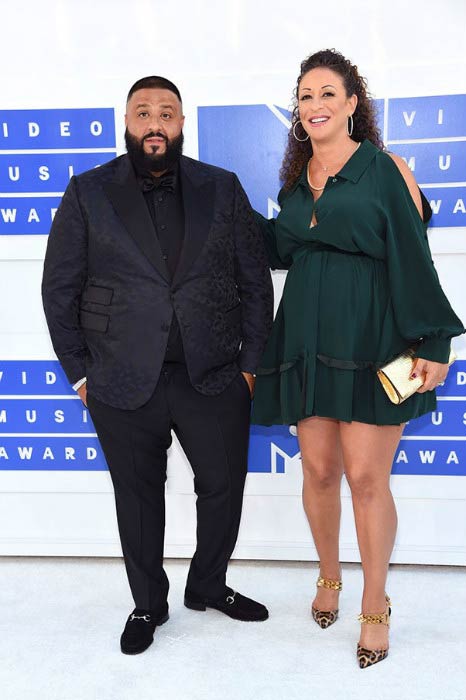 Ο DJ Khaled και η Nicole Tuck στα MTV Video Music Awards 2016